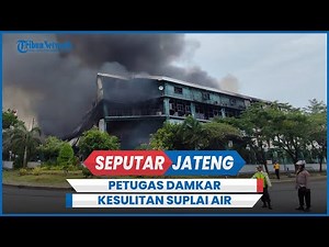 UPDATE Kebakaran Pabrik di Kawasan Industri Kendal, 3 Jam Belum Padam