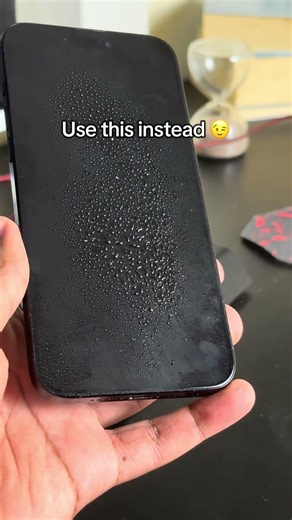 You better start using this to clean your phone screen #clean #screen #phone