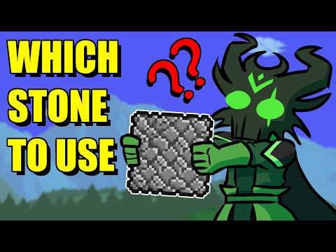 How to Pick Your Stone Blocks | Terraria 1.4.5