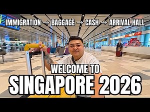 SINGAPORE ARRIVAL GUIDE | Changi Airport Terminal 4 Step-by-Step Walkthrough