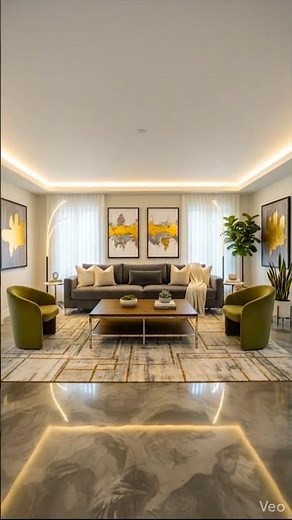 AI Living Room Design Process & Transformations #flooring #design #architecture