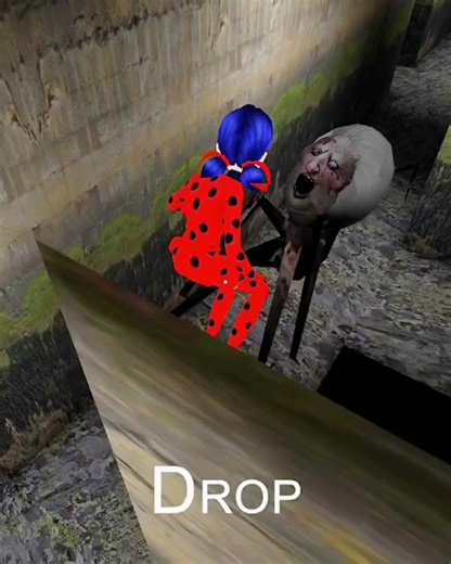 Ladybug vs spider mom #shortvideo #granny #gaming