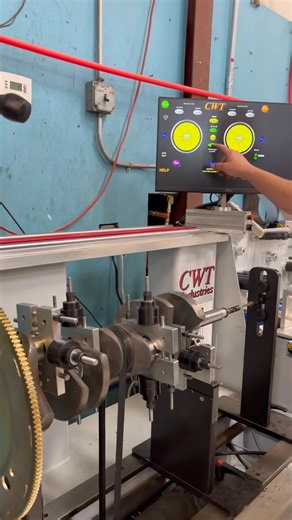 Balancing a crankshaft and rotating assembly #engine #mechanic #carre... | Myron A. Kelley | Facebook