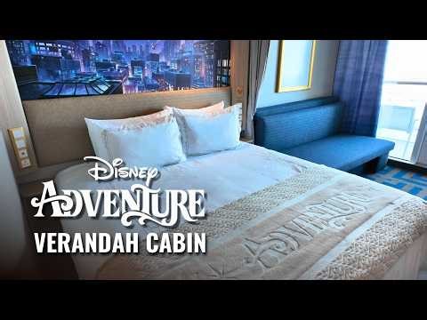 Disney Adventure Verandah Cabin Tour 2026 | First Look 4K
