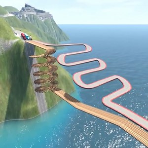 2.7M views · 32K reactions | Trucks And Cars VS Impossible Bridge 2022 (521) #BeamNG.drive | H Gaming | Facebook