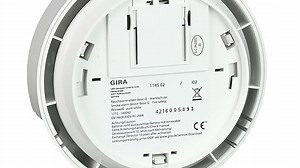 Gira Basic Q Rauchwarnmelder 114502, reinweiß glänzend