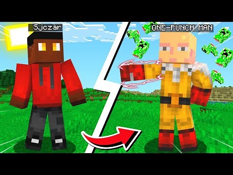 I Beat Minecraft as One Punch Man (Datapack)