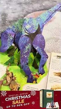 3D Encyclopedia Prehistorica Dinosaurs Pop-Up - Robert Sabuda - Educational Book