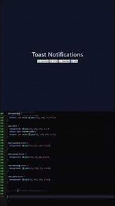 ToastNotifications #1 HTML + css + js #coding #webdevelopment #frontendcourse #javascript_projects