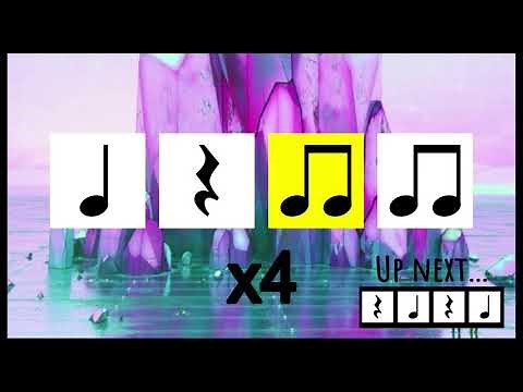 Thunder - Rhythm Play Along (Quarter note, eighth notes, quarter rest)