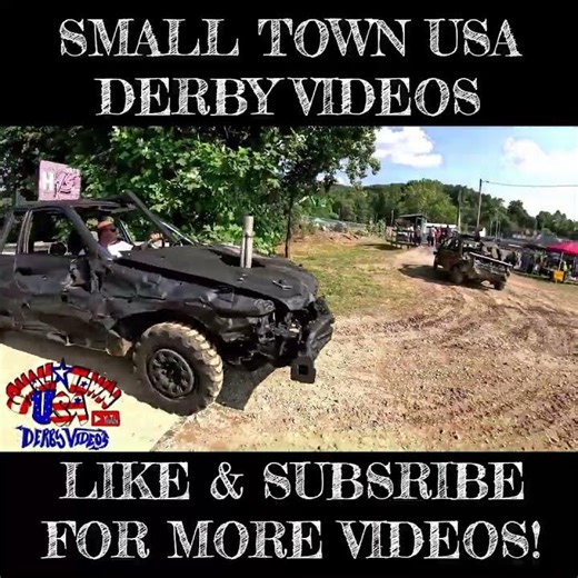 The H15 Demolition Derby Car at The Bullskin Twp. Fair Compact Derby Heat 2025 #demoderby