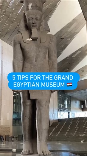 Ready to explore the world’s largest archaeological museum? Here are 5 things you need to know before visiting the GEM! #dwtravel #GrandEgyptianMuseum #Egypt | DW Travel