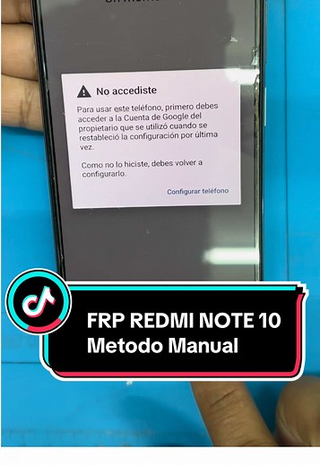 Eliminar Cuenta en Redmi Note 10/10s con MIUI 14