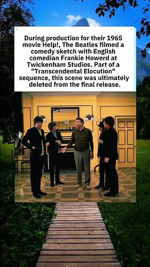 The Beatles' Deleted 'Help!' Scene (1965) 🎬 #1960s #TheBeatles #Shorts