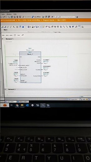 #Siemens S7-1200 PLC Totalizer logic using scaling blocks..