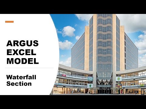 14 - ARGUS Excel Model - Waterfall Section - Real Estate Financial Modeling