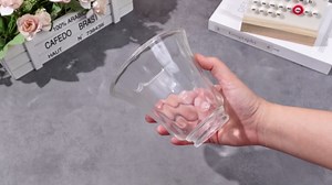 VIHOSE 6 Pcs Glass Ceiling Fan Light Shades Covers Clear Hammered Style Bell Glass Replacement Shade 2-1/8-inch Fitter for Ceiling Fan Light Chandelier Wall Sconce, 5-1/8" D x 4-1/8" H