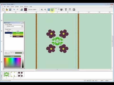 Singer XL-400 Futura Embroidery Machine Software Demo