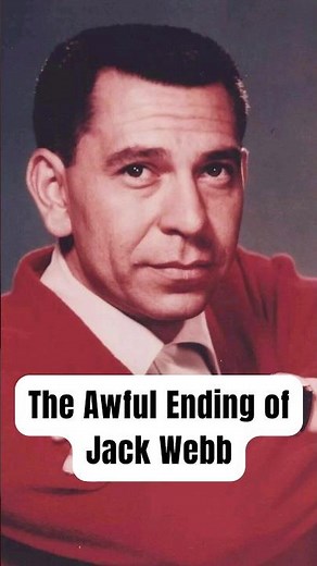 The Awful Ending of Jack Webb #shlort #dragnet