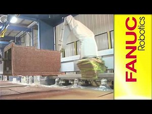 P-200 Paint Robot Applies Chop Gel to a Bathtub/Shower - FANUC Robotics Industrial Automation