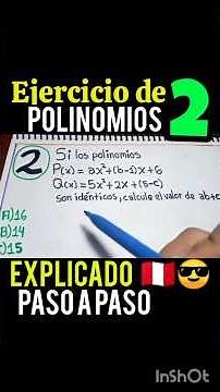 POLYNOMIALS 2 | Step-by-Step Solved Exercise | ALGEBRA | MATHEMATICS