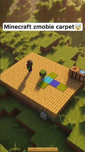 Minecraft zombie architect build trick 🤯 #minecraft #buildhacks