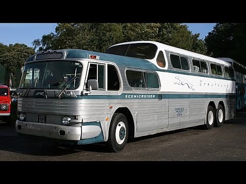 Awesome & Flawed Vehicles: 1954-56 Twin-Engine GMC/Greyhound PD-4501 Scenicruiser Bus!