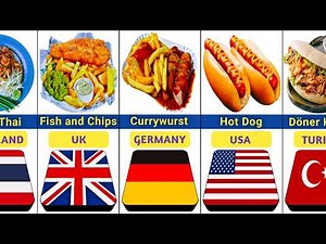 Street Food Around The World 🌎🔥 | Best Food From Every Country You Don't Know!