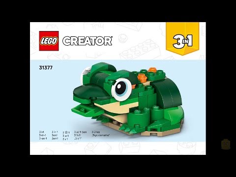 LEGO Creator 31377 – Complete Turtle Instructions! (Booklet 03 of 3)