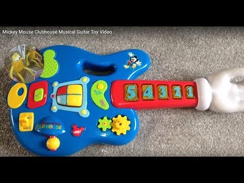 Mickey Mouse Clubhouse Disney Musical Electric Guitar Toy Video