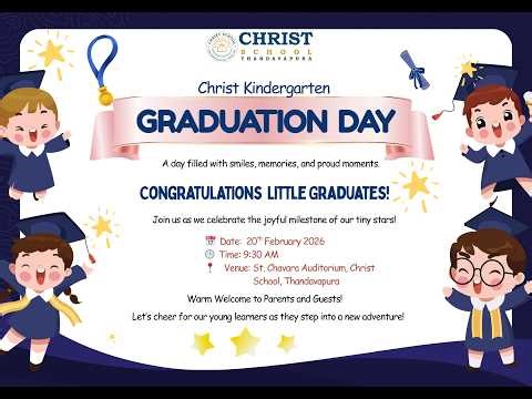 Christ Kindergarten Graduation Day PPT