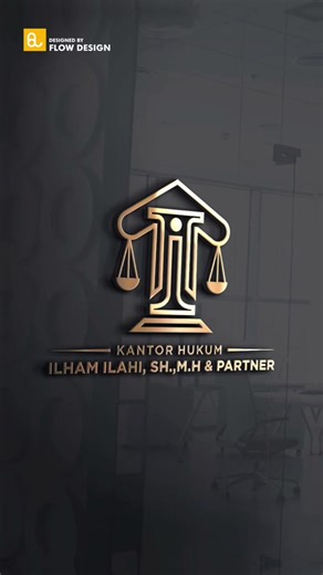 Desain Logo Kantor Hukum yang Elegan dan Profesional
