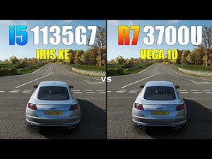 (i5 1135G7) Intel Iris Xe Graphics vs Ryzen 7 3700U Vega 10 Gaming Test ! 2021