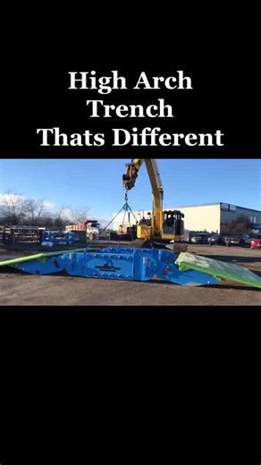 The fastest and safest trench safety in the world #construction #trenchbox #civil #trenchsheild#groundworkssafetysystems#safety #excavator #different