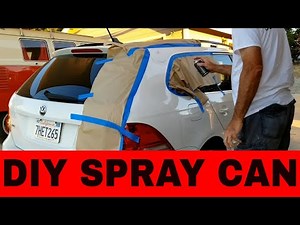 Spray can automotive paint touch up tips and tricks