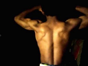 UNBELIEVABLE Naturally ripped FLEXING 10 yr old