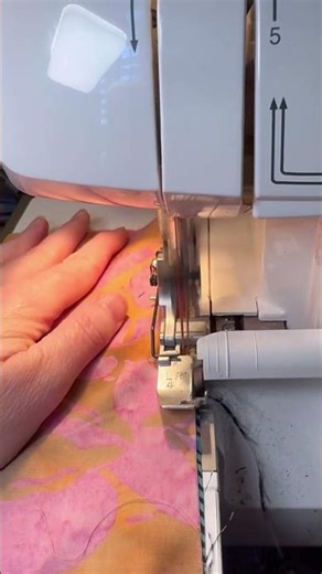 Fun with serging. Marking patchwork fabric. Not sure what it will be yet. #sewing