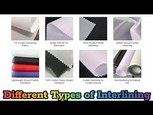 Types of Interlining in Garments Industry