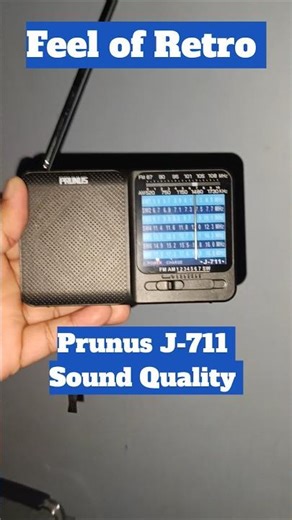 PRUNUS J-711 : A MODERN RETRO LOOK | AM FM SW Pocket Radio #analyticalanand #radio #prunus #retro