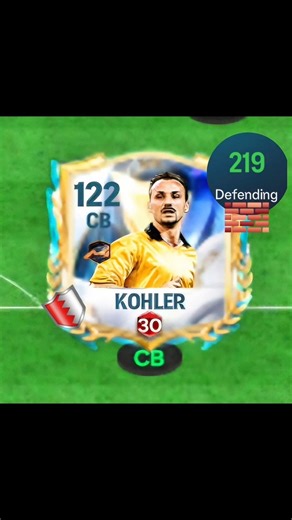 118 Kohler - The Wall 🧱 #fcmobile #fifamobile #viral #shortsfeed #trending #fifa #tots #top #bestcb