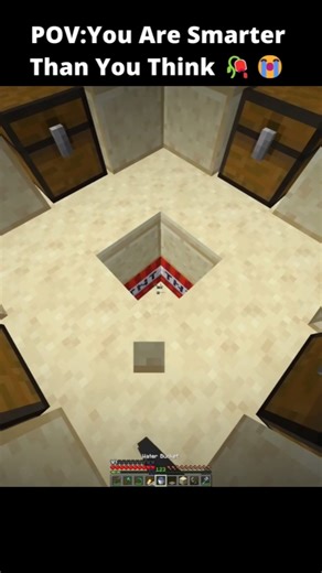 POV:- You Are Smarter Than You Think 🥀😭 #minecraft #shorts