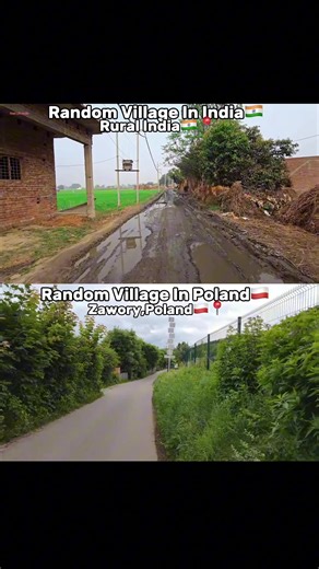 Exploring Random Villages in India and Poland