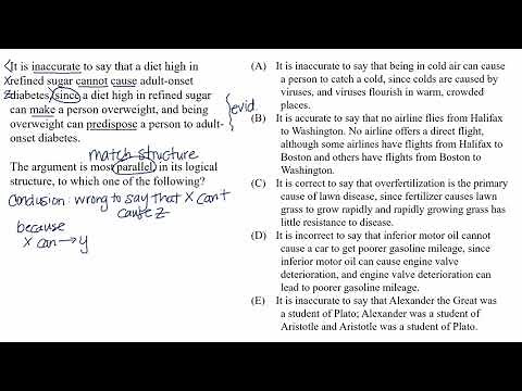 Match structure | Video lesson | Logical reasoning | LSAT | Khan Academy
