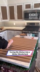 This gingerbread-themed kitchen makeover is pure Christmas magic | Heartsome 💖