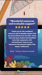 We’re not big on equations - we’re a literacy platform! But we’re certain that happy teachers + happy students = a very happy LiteracyPlanet team. ❤️ Feedback like this is why we do what we do every single day. 珞 | LiteracyPlanet | Facebook