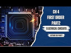 Electric Circuits No.21 First order circuit (Forced response)