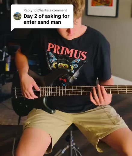 Enter Sandman Bass Guitar Cover by Metallica