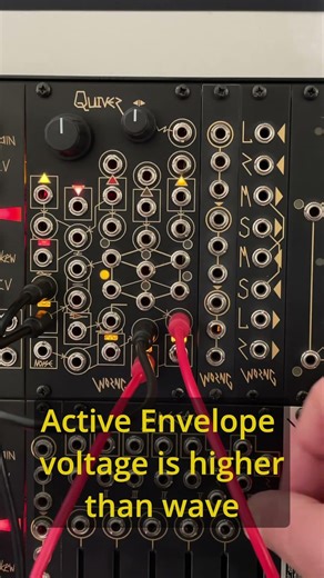 Patching Quiver Min/Max as a VCA