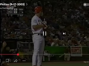 26K views · 239 reactions | Fightin Phillies Legacy takes you back. September 17, 2003. Marlins at Phillies. Mike Lieberthal hits a RBI Double. Phillies still trail 3-1. Phillies would go on to lose that day 11-4. Philadelphia Phillies #darrendaultonfoundation10 #Phillies #philliesbaseball #philliesnation #RingTheBell #phillysports #letsgophillies | Broad Street Misery | Facebook