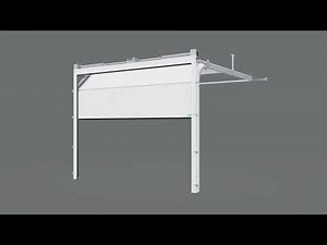 How It Works? - Animation of a Novoferm Insulated Sectional Door (ISO 45 EVO) with Novoport Operator